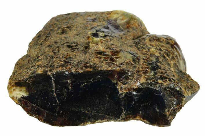 Rough Blue Indonesian Amber - West Java, Indonesia #173615